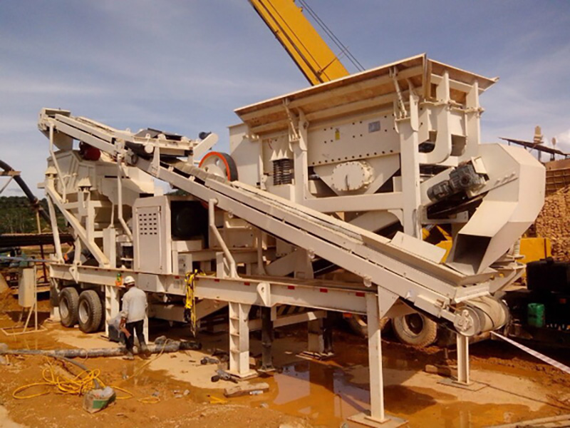 輪胎式移動破碎站